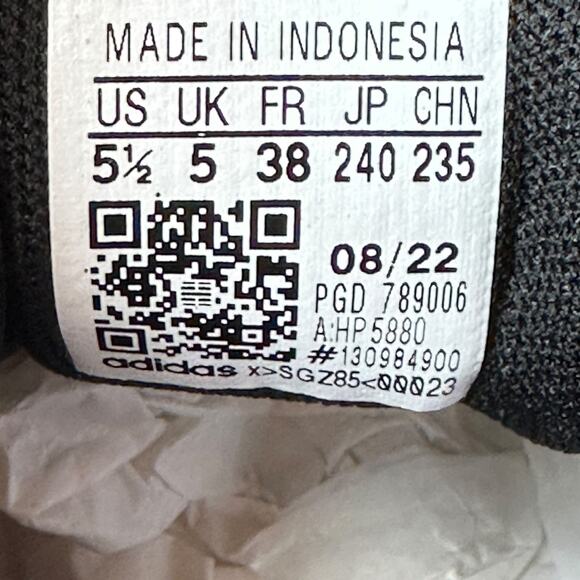 Adidas x Lego Sneakers Tech RNR Elastic Lace Shoes Pink Yellow Youth Size 5.5 38 - Picture 5 of 9